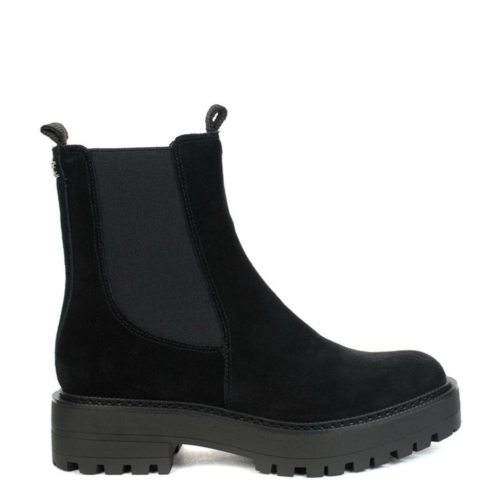 Sam Edelman Laguna Chelsea Boot in Black Suede